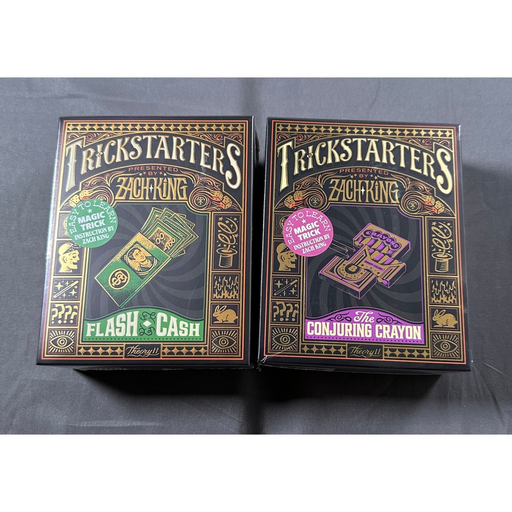 Zach‎ King Trickstarters Magic Set Theory11 Flash Cash & Conjuring Crayon NEW